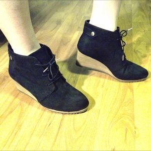 Womens Wedge Ankle Booties